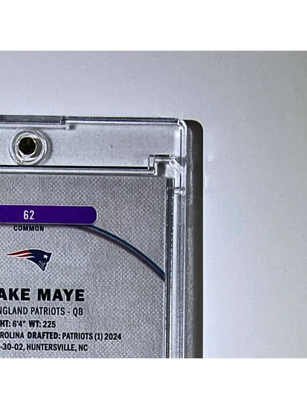 Drake Maye 2025 Topps Finest NFL #62 Football Card New England Patriots